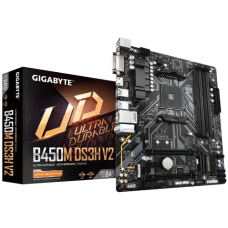 Gigabyte B450M DS3H V2 AMD AM4 Micro ATX Motherboard